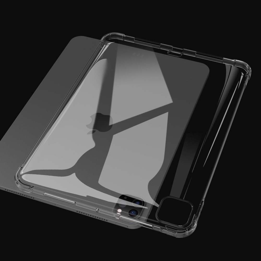 Průhledný gelový obal na iPad Pro 13 (2024) - průhledný