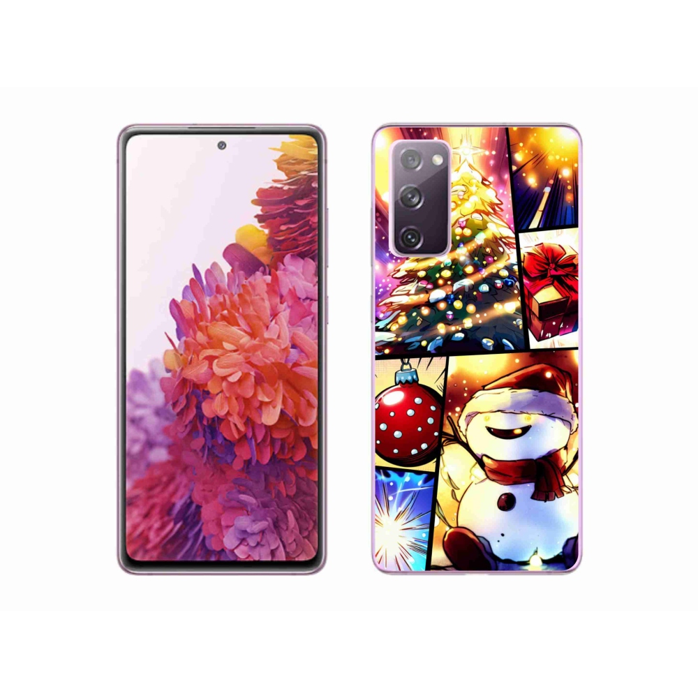 Gelový kryt mmCase na Samsung Galaxy S20 FE - vánoční motivy 1