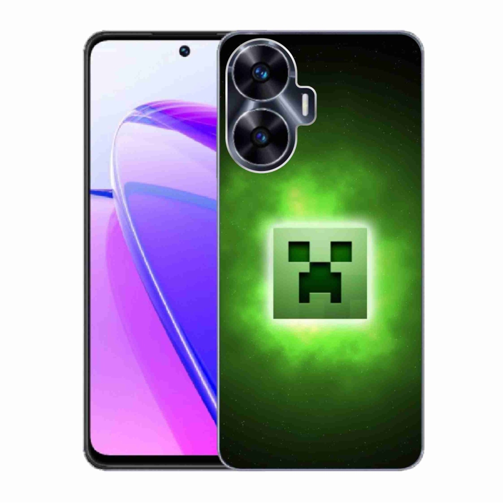 Gelový kryt mmCase na Realme C55 - minecraft