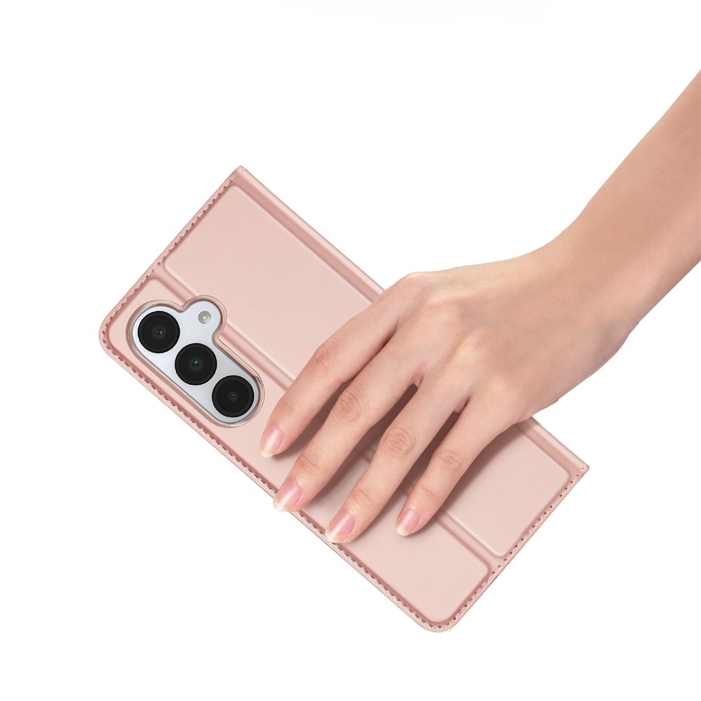 DUX knížkové pouzdro na Samsung Galaxy A17 5G - růžovozlaté