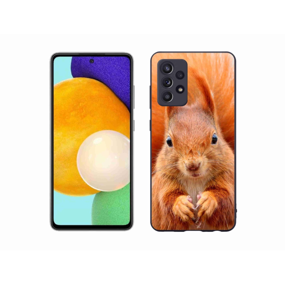 Gelový kryt mmCase na Samsung Galaxy A52s 5G - veverka