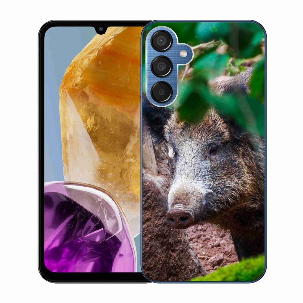 Gelový kryt mmCase na Samsung Galaxy M15 5G - divoké prase