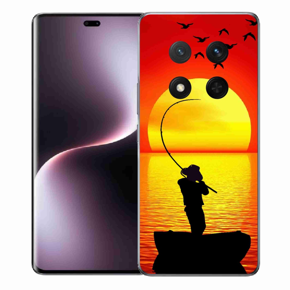 Gelový kryt mmCase na Honor Magic 7 Lite 5G - rybaření