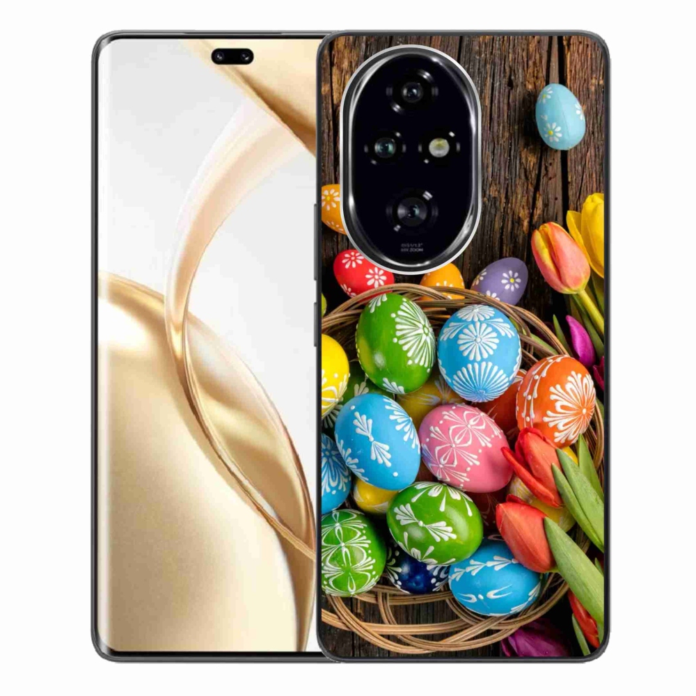 Gelový kryt mmCase na Honor 200 Pro 5G - velikonoční vajíčka