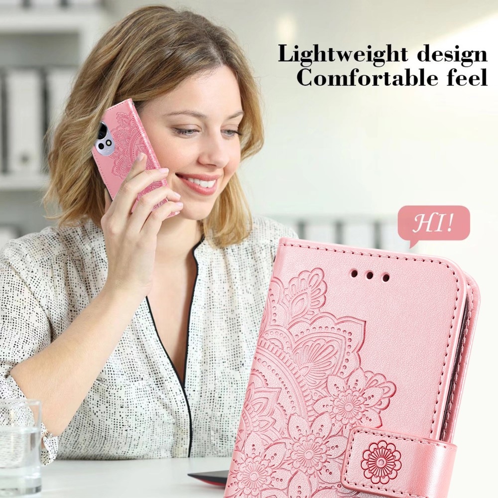 Mandala knížkové pouzdro na Huawei Nova 13 5G - růžové