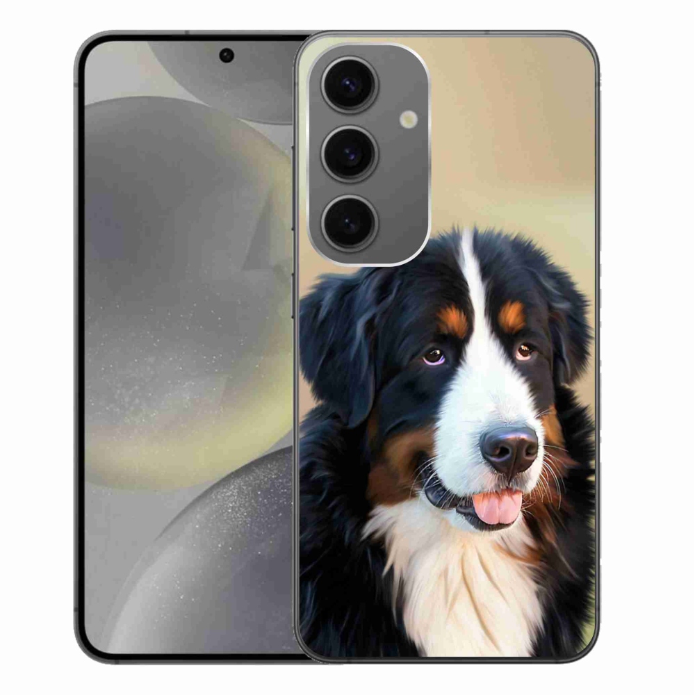 Gelový obal mmCase na Samsung Galaxy S24+ - bernský salašnický pes