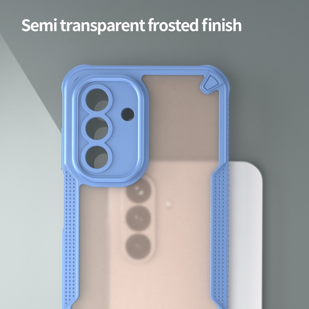 Frosted odolný kryt na Samsung Galaxy A26 5G - modrý