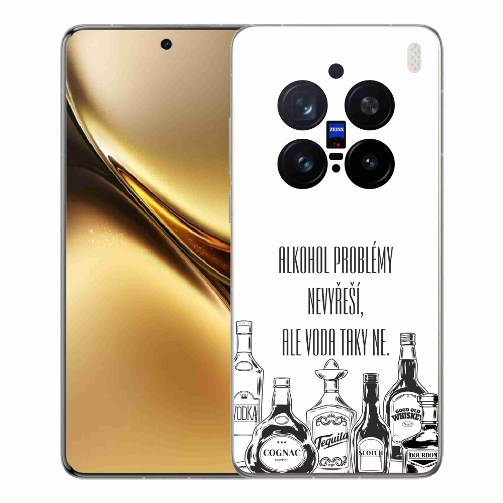 Gelový kryt mmCase na Vivo X200 Pro 5G - vtipný text bílé pozadí