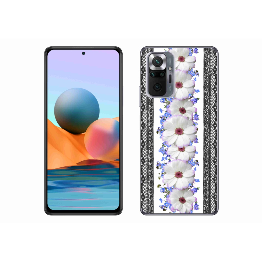 Gelový kryt mmCase na Xiaomi Redmi Note 10 Pro - květiny 8