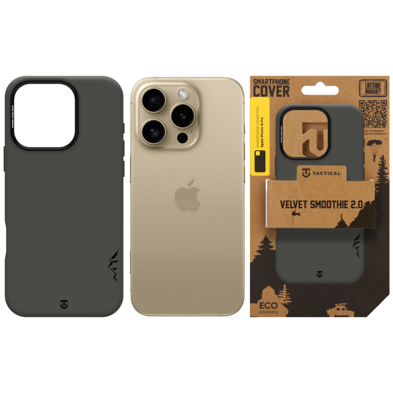 Tactical MagForce Velvet Smoothie 2.0 Kryt pro Apple iPhone 16 Pro Bazooka