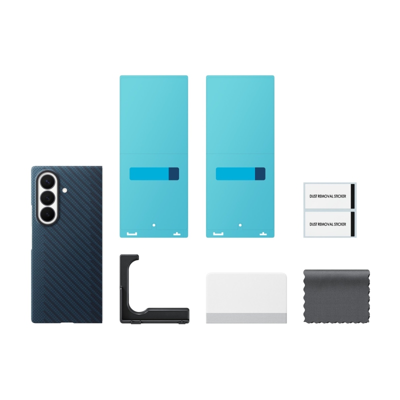 EF-KF976SNE Samsung Carbon Magnetický Kryt pro Galaxy Z Fold 8 Ultra Blue