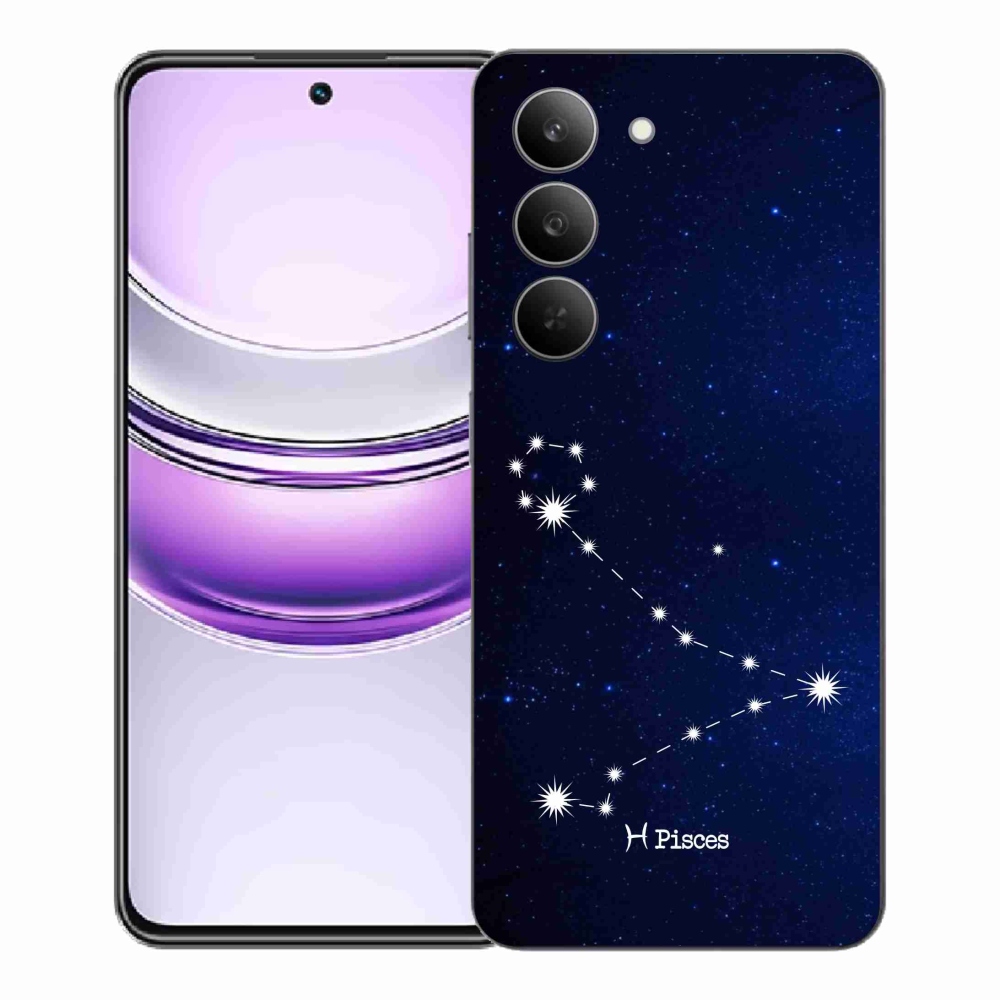 Gelový kryt mmCase na Realme 14x 5G - souhvězdí Ryby