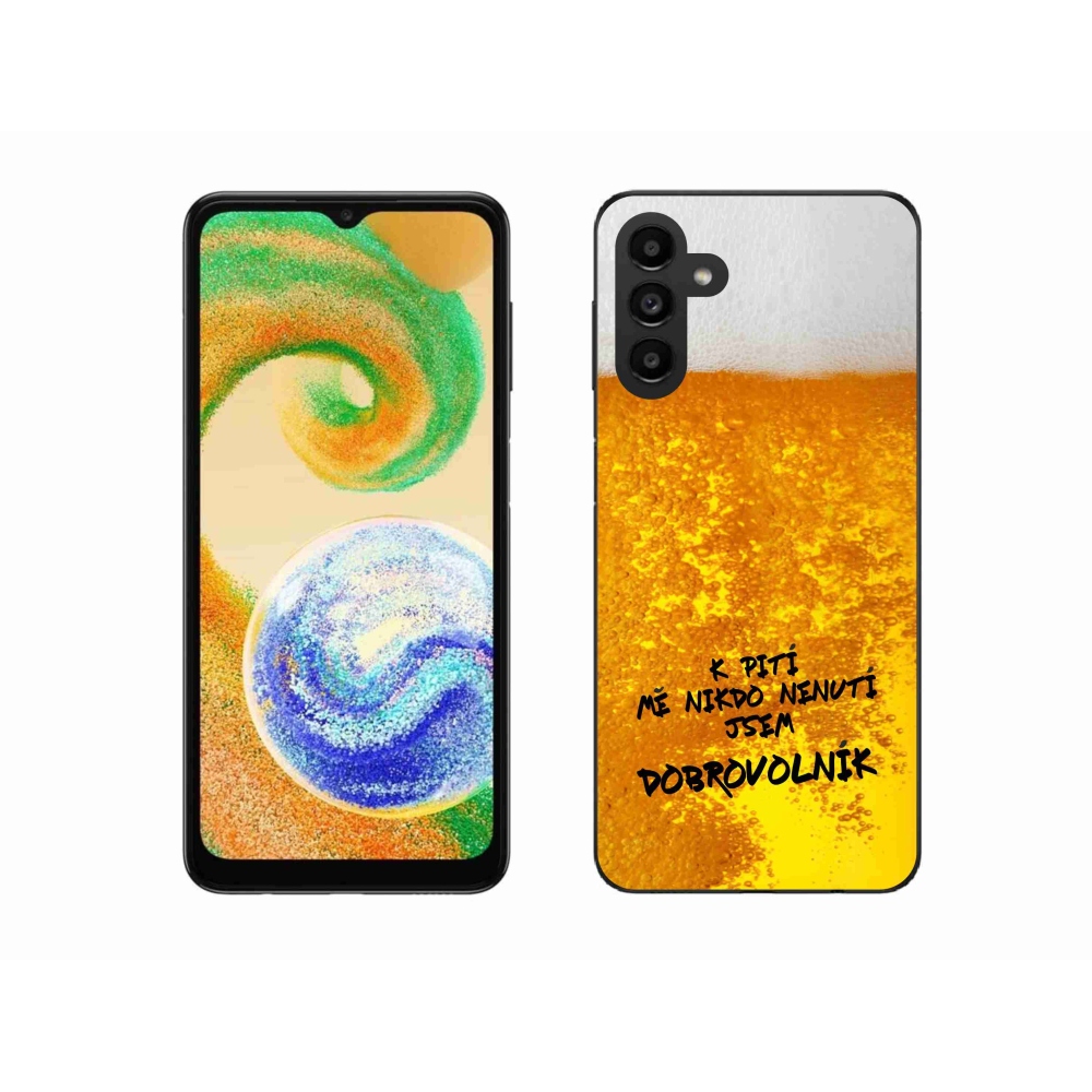 Gelový kryt mmCase na Samsung Galaxy A04s (164.7x76.7x9.1mm) - pivní motiv 4