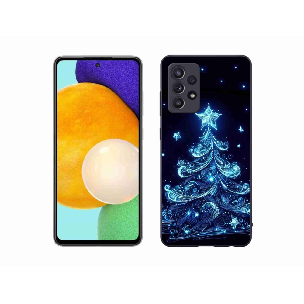 Gelový kryt mmCase na Samsung Galaxy A52/A52 5G - neonový vánoční stromek 4