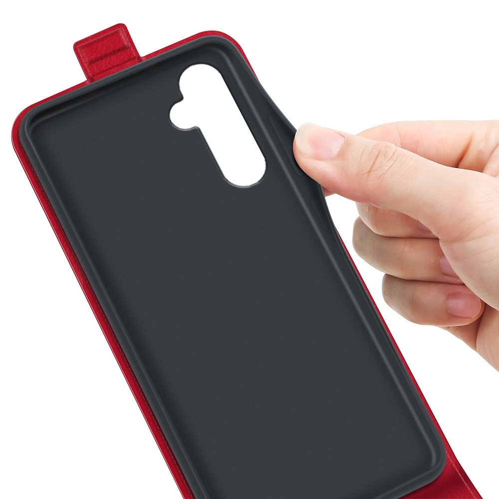 Vertical flipové pouzdro na Samsung Galaxy S24+ - červené