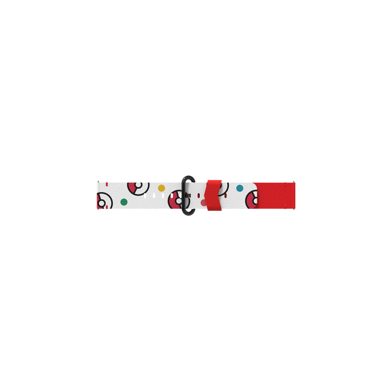 GP-TYR915HO Samsung Galaxy Watch 4/4 Classic/5/5 Pro Poké Ball Řemínek 20mm Red/White 