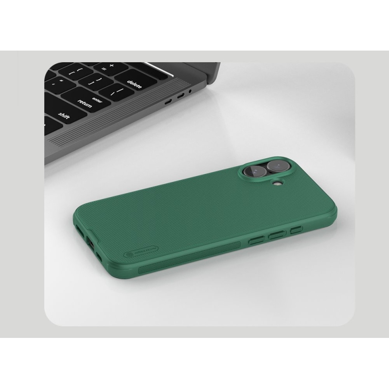Nillkin Super Frosted PRO Zadní Kryt pro Apple iPhone 16 Dark Green