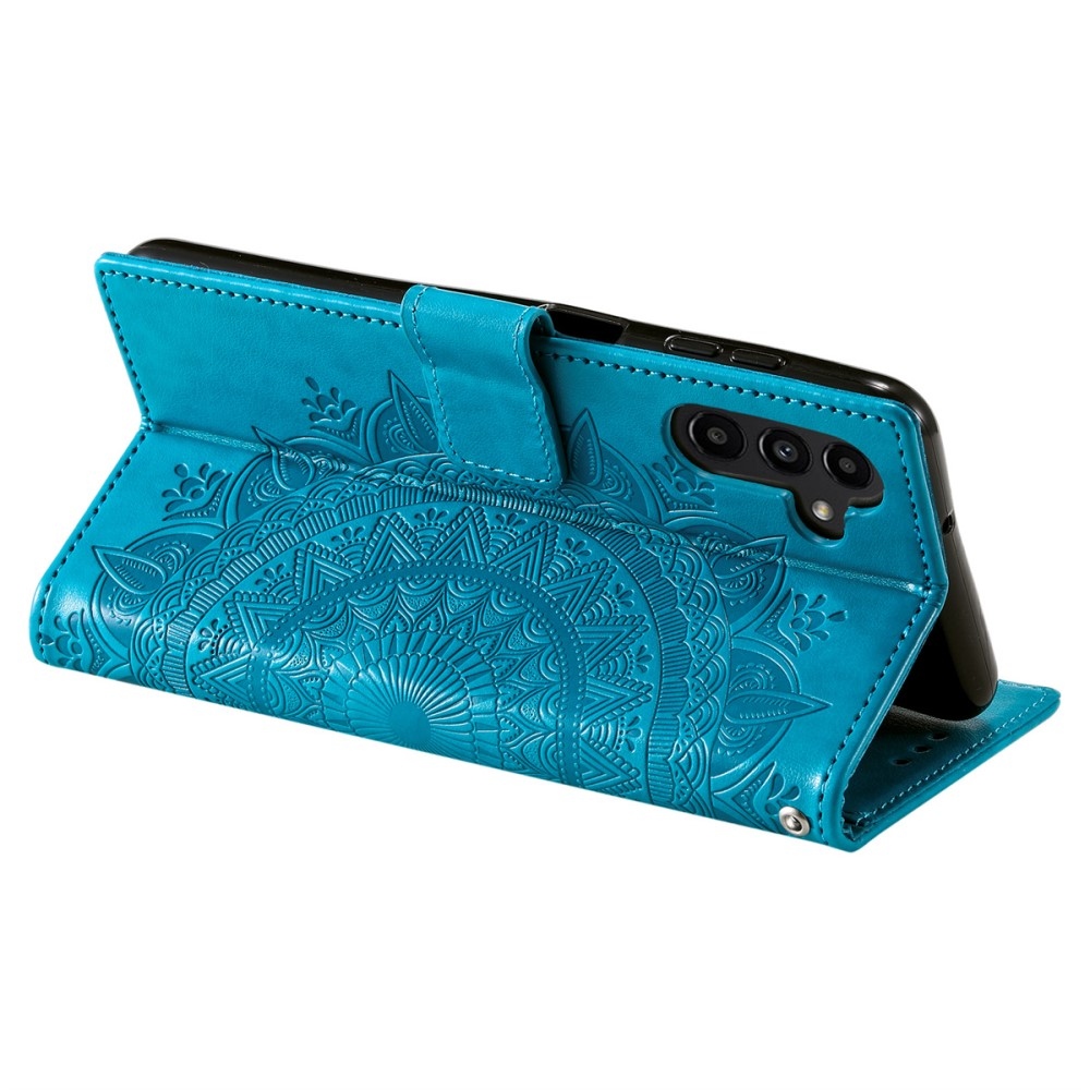 Mandala knížkové pouzdro na Samsung Galaxy A26 5G - modré