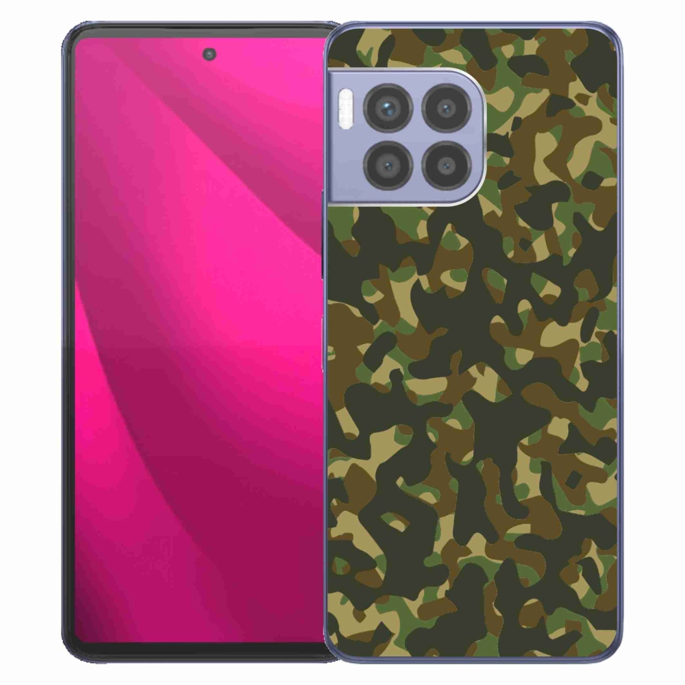 Gelový kryt mmCase na T-Mobile T Phone 2 Pro - maskáčový vzor 1