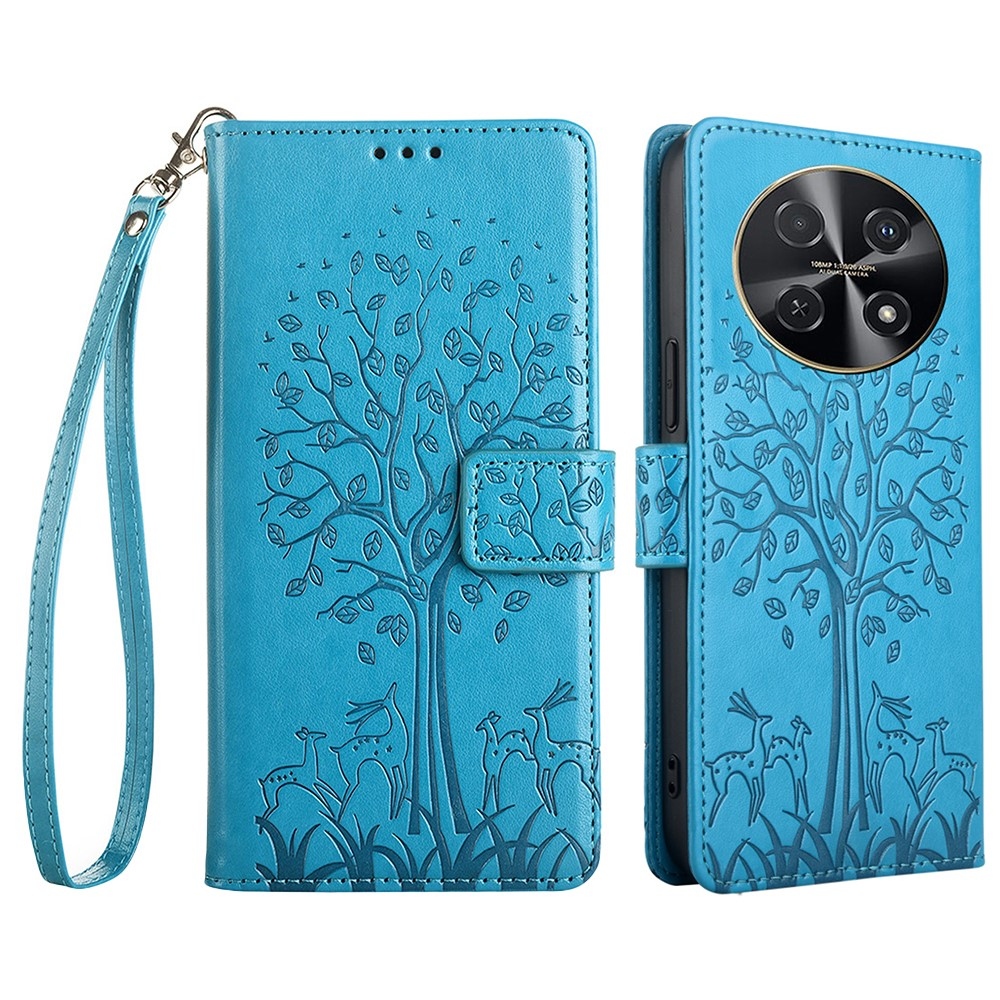 Tree knížkové pouzdro na Huawei Nova 12i - modré