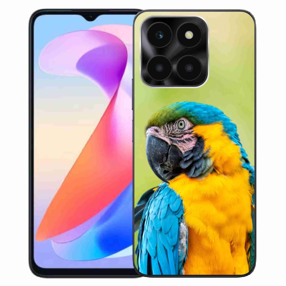 Gelový obal mmCase na Honor X6a - papoušek ara 2