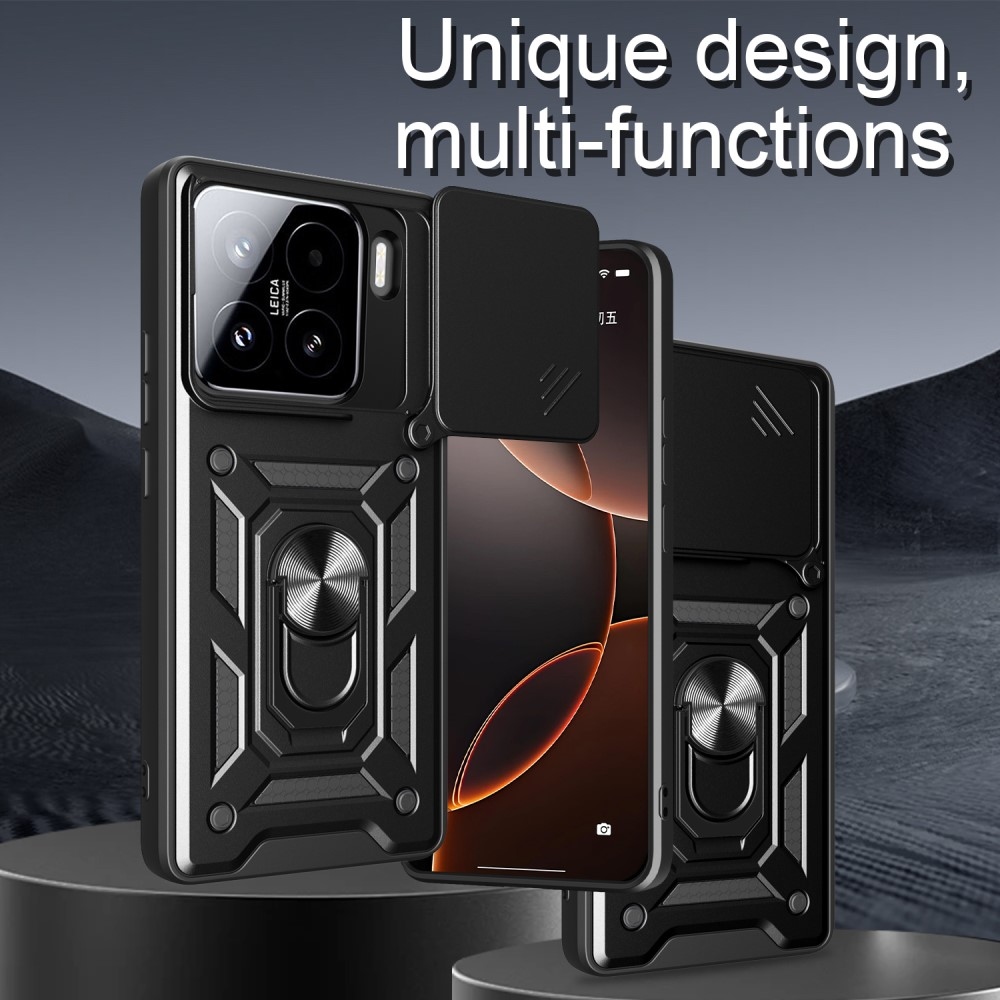 Slide odolný kryt na Xiaomi 15 - černý