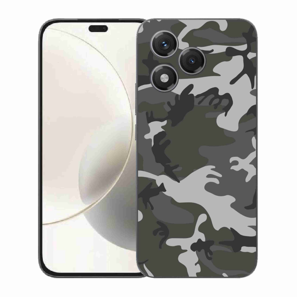 Gelový kryt mmCase na Honor 400 Lite - maskáčový vzor