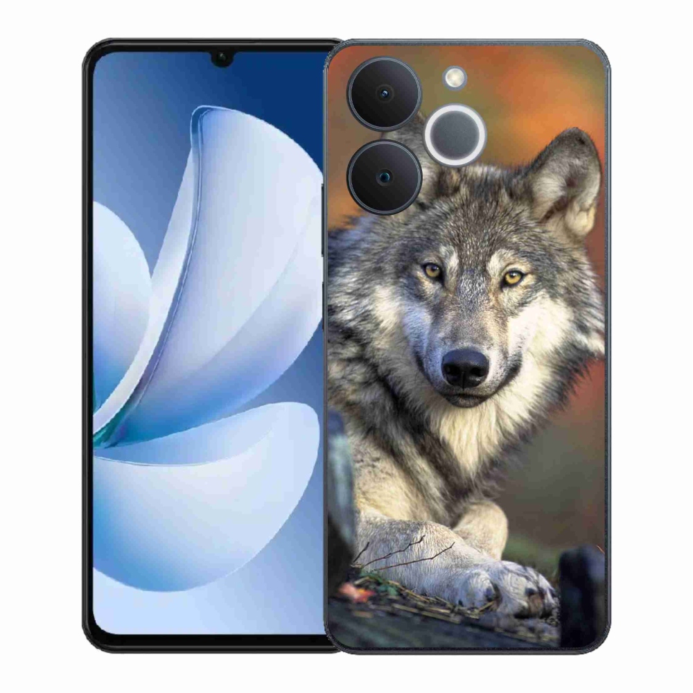 Gelový kryt mmCase na Realme Note 70T - vlk