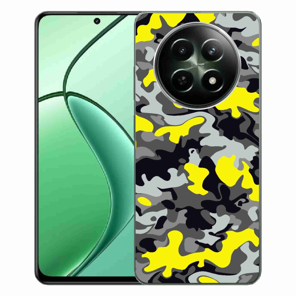 Gelový kryt mmCase na Realme 12 5G/12x 5G - maskáčový vzor 6