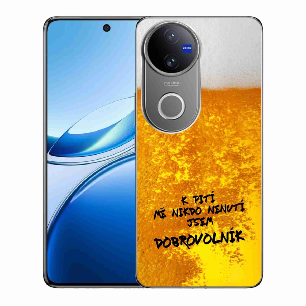 Gelový kryt mmCase na Vivo V50 5G - pivní motiv 4
