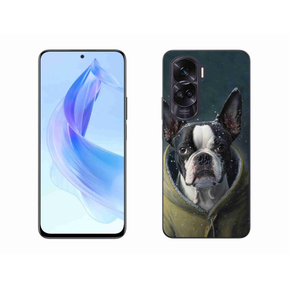 Gelový kryt mmCase na Honor 90 Lite - buldoček