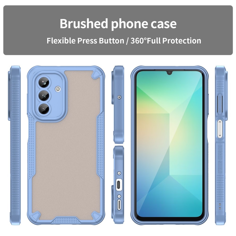 Frosted odolný kryt na Samsung Galaxy A26 5G - modrý