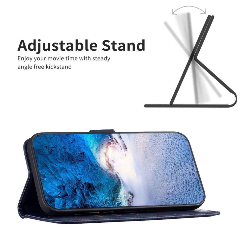 BNF knížkové pouzdro na Samsung Galaxy M55 5G - modré