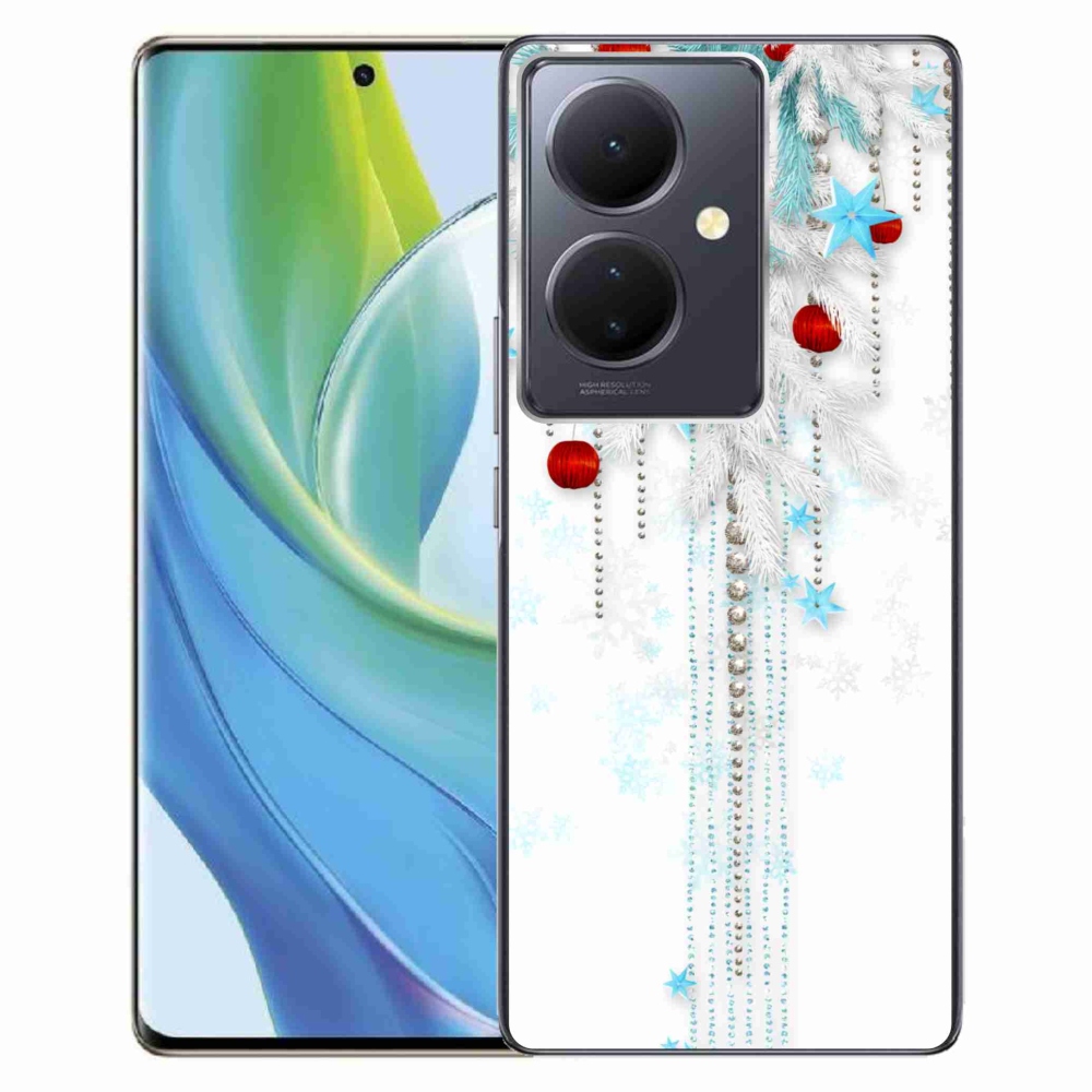 Gelový kryt mmCase na Vivo V29 Lite 5G - vánoční ozdoby