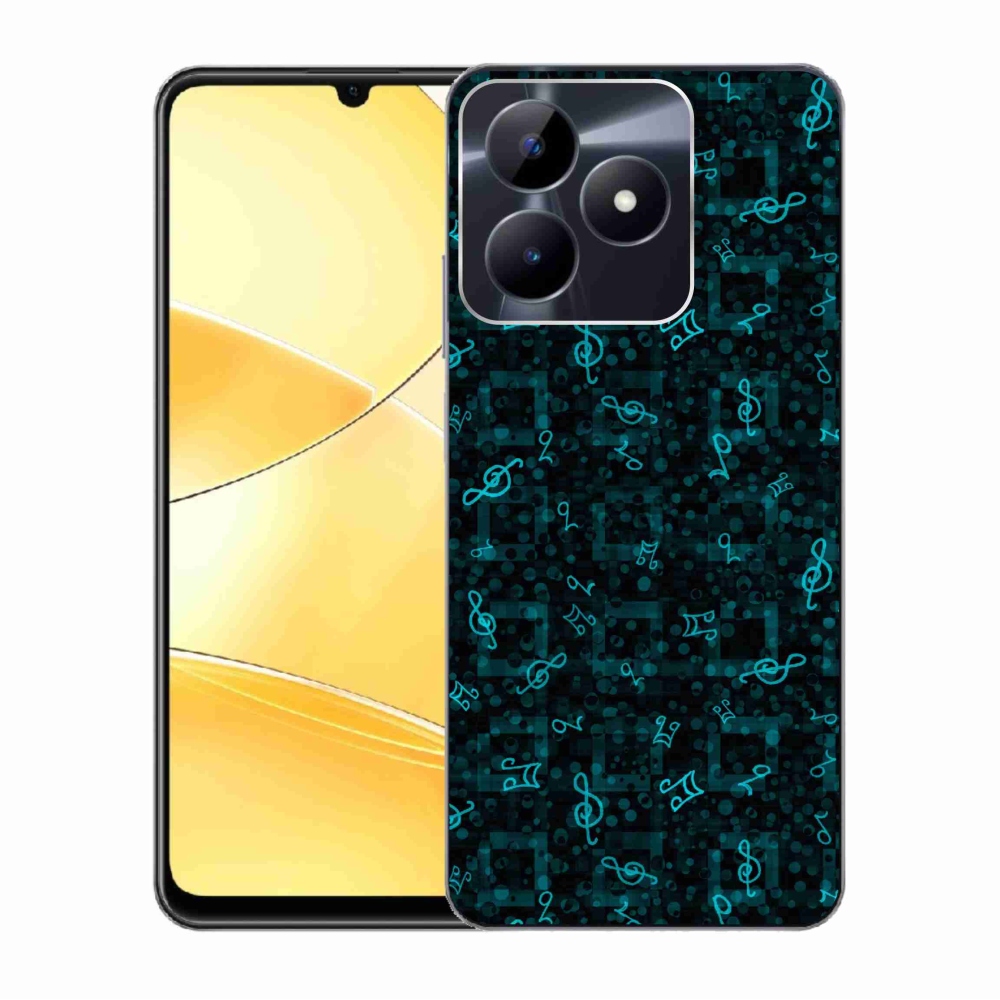 Gelový kryt mmCase na Realme C51/C53 - noty 1