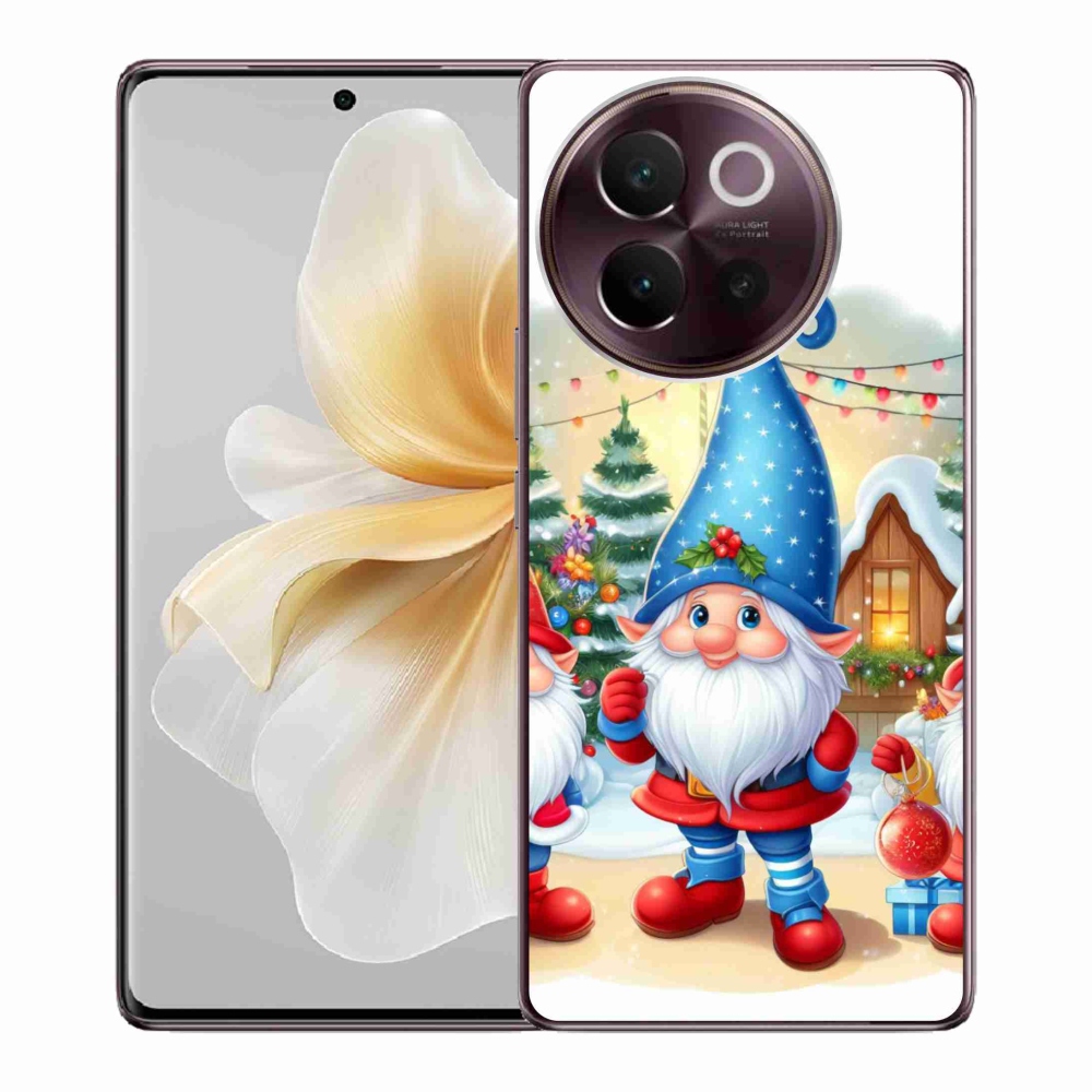Gelový kryt mmCase na Vivo V40 Lite 5G - vánoční skřítci