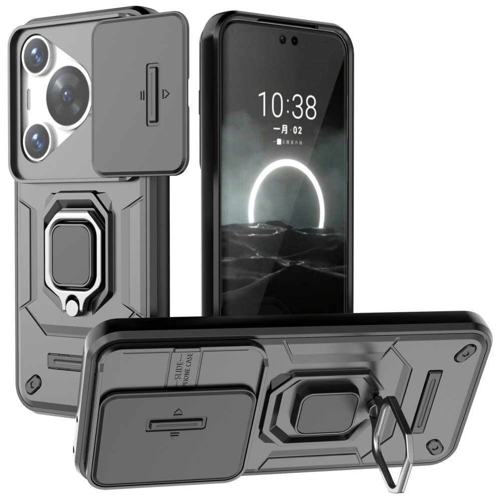 Lens odolný kryt na Huawei Pura 70 Pro - černý