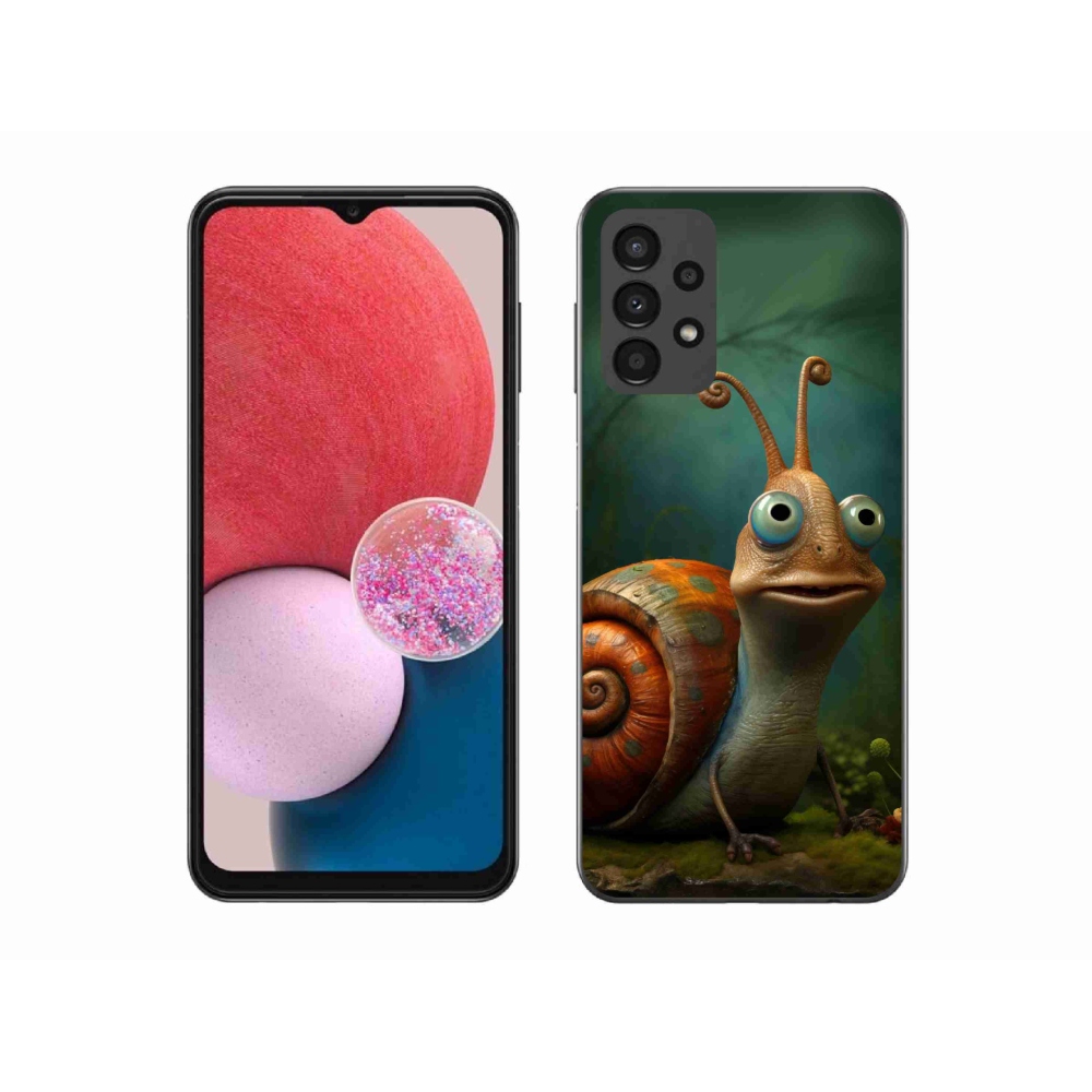 Gelový kryt mmCase na Samsung Galaxy A13 4G - šnek