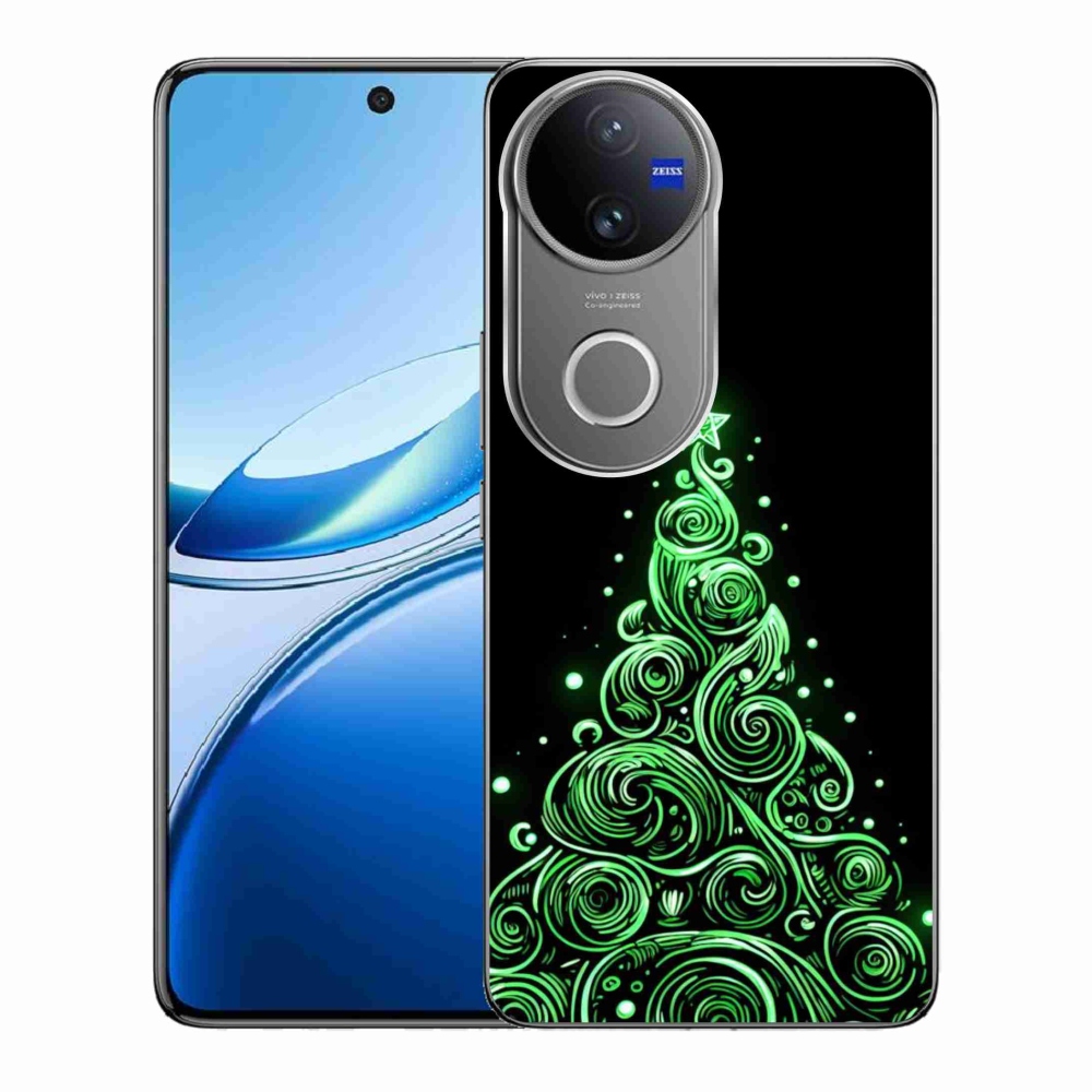 Gelový kryt mmCase na Vivo V50 5G - neonový vánoční stromek 3
