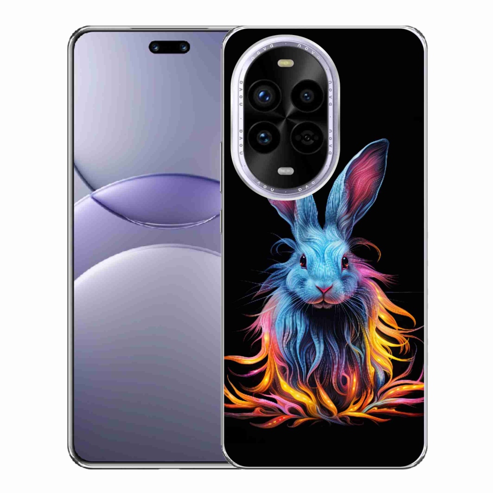 Gelový kryt mmCase na Huawei Nova 13 Pro 5G - abstraktní zajíc