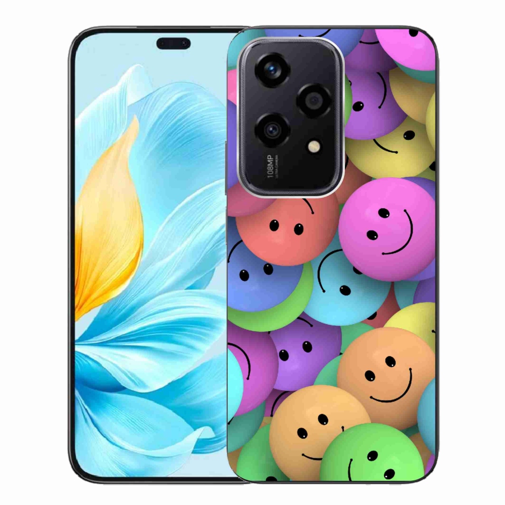 Gelový kryt mmCase na Honor 200 Lite 5G - barevní smajlíci