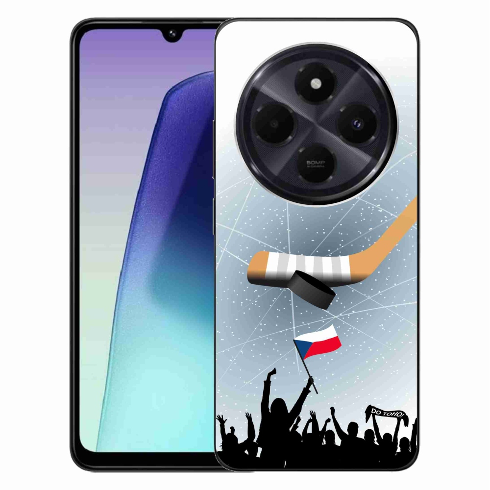 Gelový kryt mmCase na Xiaomi Redmi 14C/Poco C75 - fanoušci hokeje