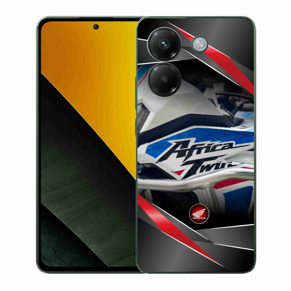 Gelový kryt mmCase na Xiaomi Poco M7 Pro 5G - motorka honda