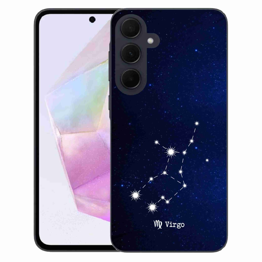 Gelový kryt mmCase na Samsung Galaxy A35 5G - souhvězdí Panny