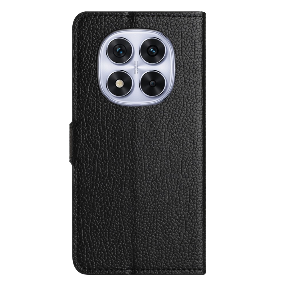 Litchie knížkové pouzdro na Xiaomi Redmi Note 14 Pro 5G/Poco X7 5G/Note 14 Pro+ 5G - černé