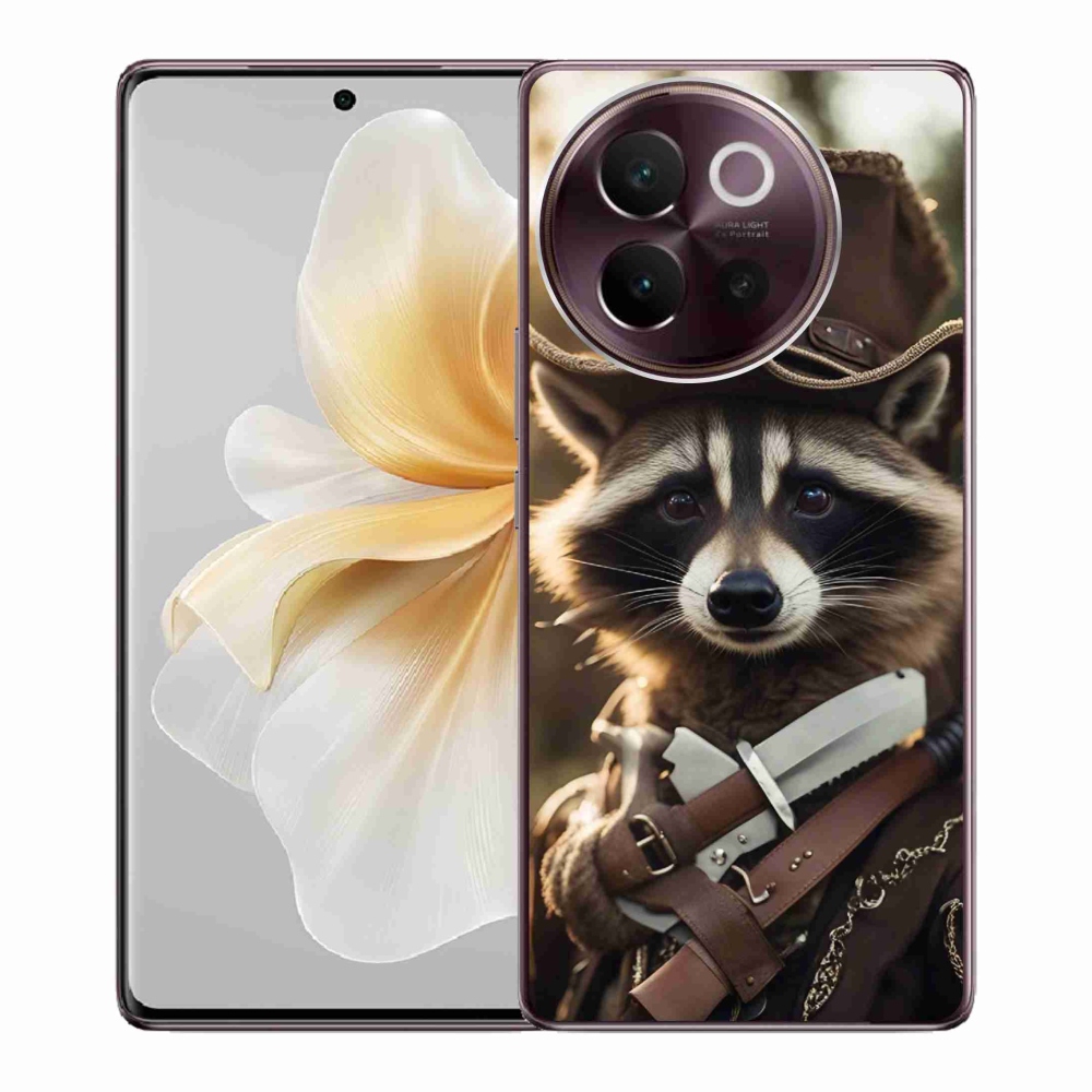 Gelový kryt mmCase na Vivo V40 Lite 5G - mýval v uniformě