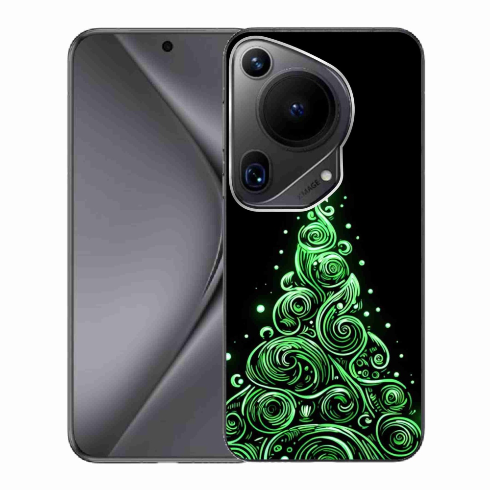Gelový kryt mmCase na Huawei Pura 70 Ultra - neonový vánoční stromek 3