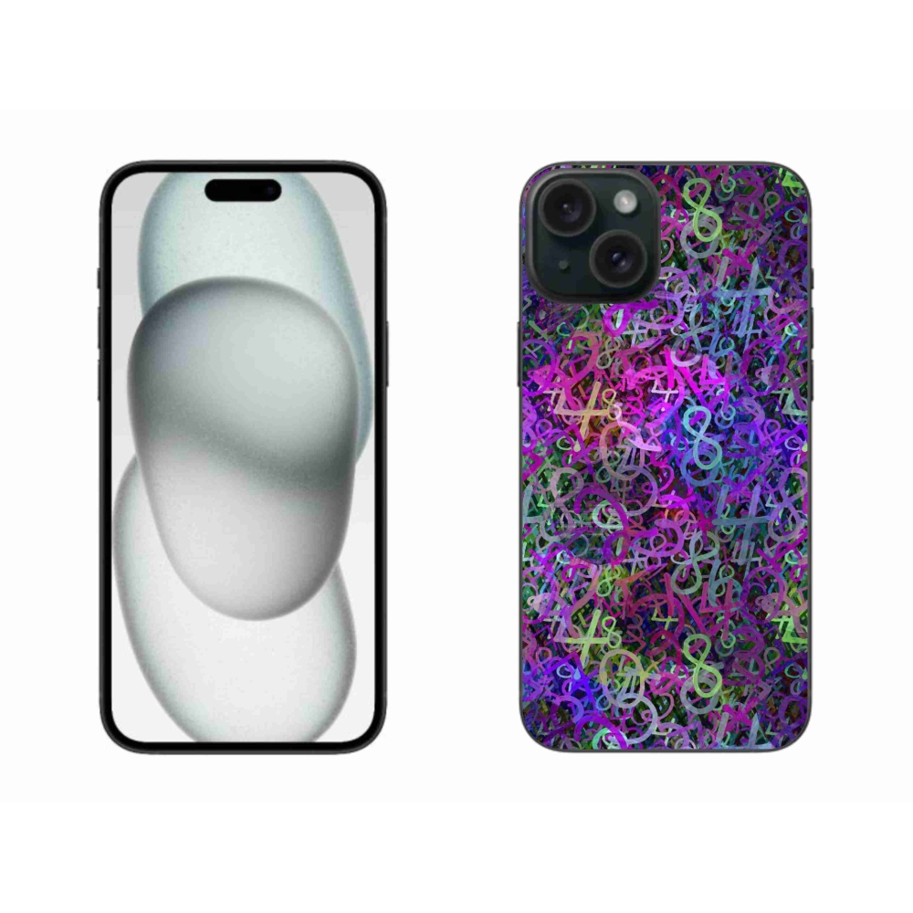 Gelový kryt mmCase na iPhone 15 Plus - abstraktní motiv 25
