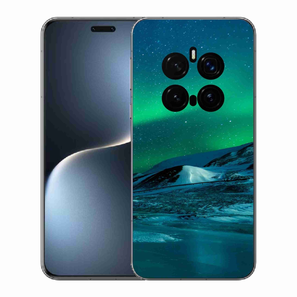 Gelový kryt mmCase na Honor Magic 7 Pro 5G - polární záře