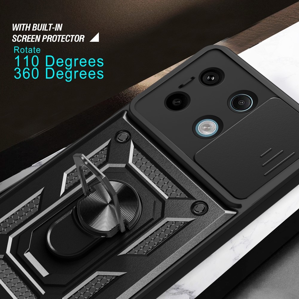 Slide odolný kryt na Xiaomi Redmi Note 13 Pro 5G/Poco X6 5G - černý